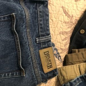 Mens duluth trading 40x30 carpenter jeans